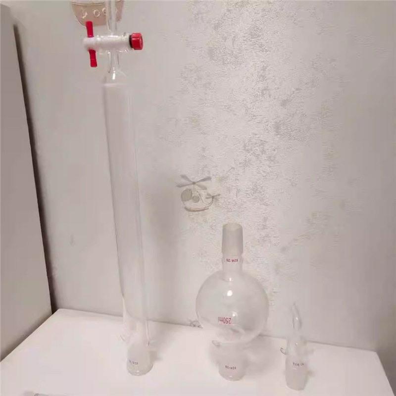玻璃层析柱凝胶柱大孔树脂过滤柱吸附柱色谱柱离子交换柱装置套装