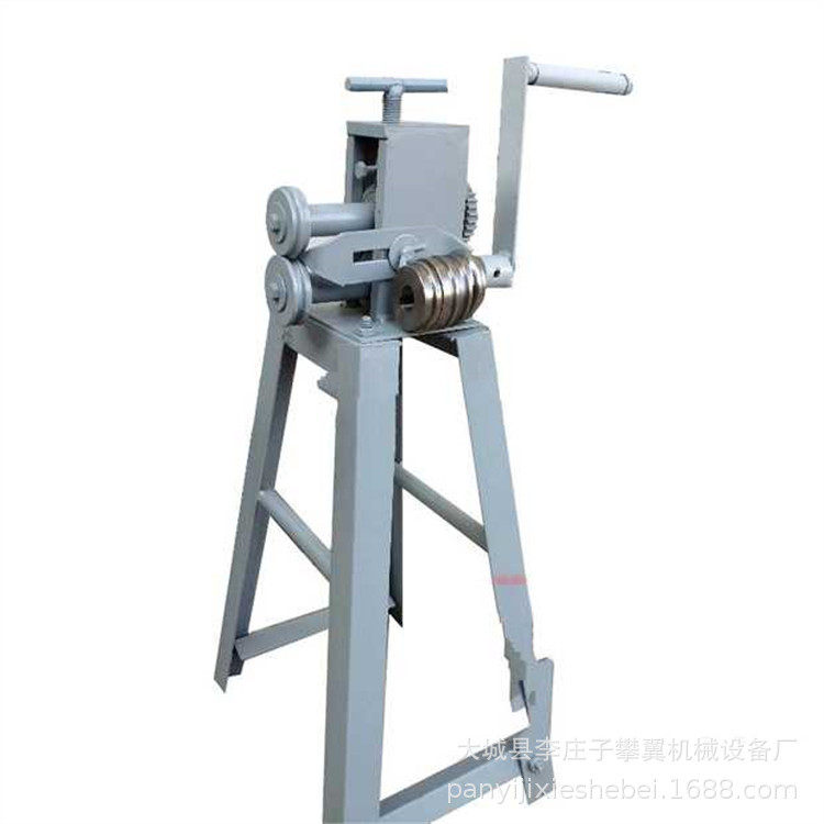 销售白铁皮压边机手动起线机弯头咬边机防腐外线管道卷边机