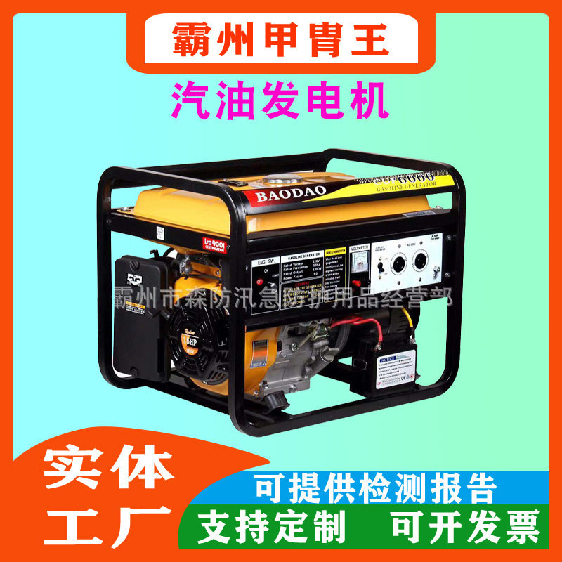 3KW电启动 汽油 全铜小型柴油汽油发电机220v家用 单相迷你380V