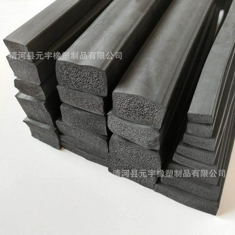 三元乙丙发泡条船用方型密封条EPDM橡胶条机械密封条电柜箱密封条