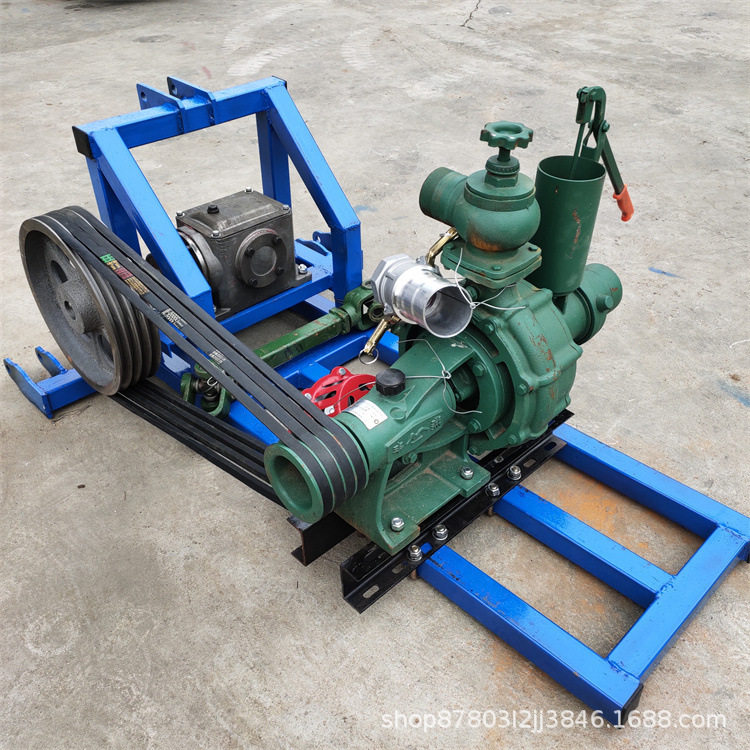 风冷柴油机离心泵 轻便型抽水泵农用柴油浇灌泵 大流量高压喷灌泵
