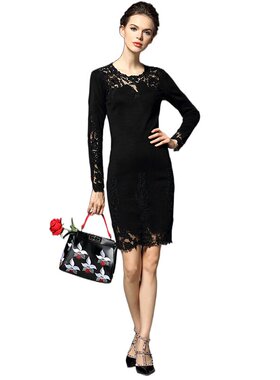 奈昕让您穿着漂亮个性化私人订制 97948 dress端庄大气修身显瘦新