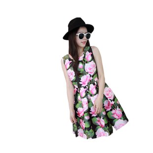 奈昕让您穿着漂亮个性化私人订制 1896卍卐 背心裙 圆领连衣裙里