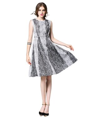 奈昕让您穿着好看个性化私人订制118850 新品瘦显连衣裙圆领dress
