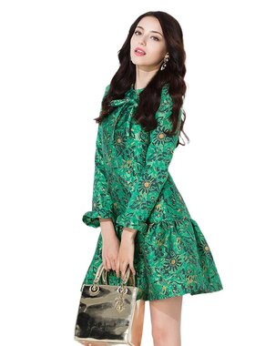 奈昕让您穿着好看个性化私人订制 25138 new dress秋季新款名族风