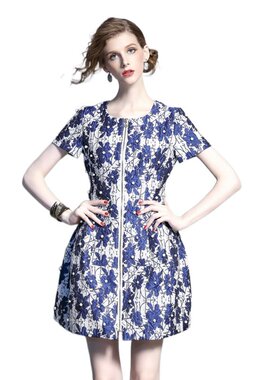 奈昕个性化私人定制 25605 new dress时髦潮流女装提花修身显瘦连