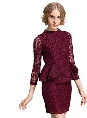 奈昕让您穿着漂亮个性化私人订制 97339 new dress古韵典雅蕾丝长