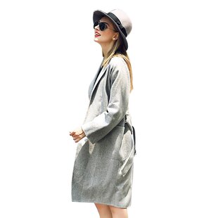 奈昕让您穿着漂亮个性化私人订制 100254 Woolen coat新款中长款