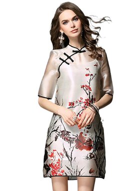 奈昕让您穿着漂亮个性化私人订制 115177 new dress新款立领旗袍