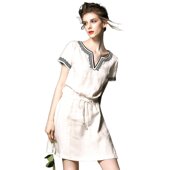 化私人订制 20962穿搭女时尚 新品 奈昕让您穿着好看个性 dress短袖