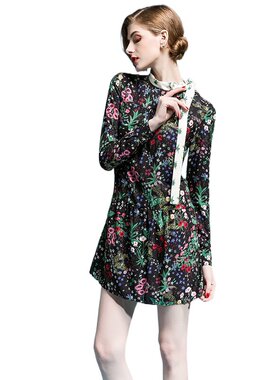 奈昕让您穿着漂亮个性化私人订制 92227 dress波西米亚个性印花修