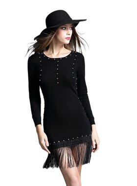 奈昕让您穿着好看个性化私人订制 25161 new dress高端时装新款钉