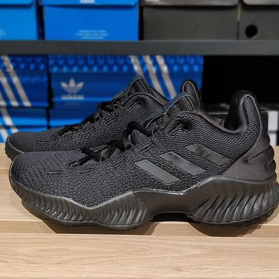 阿迪达斯2018 Low实战篮球鞋男Pro Bounce 缓震训练运动鞋FW0905