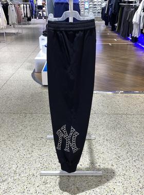 MLB男女款时尚潮流宽松版运动健步旅游舒适休闲运动裤3APTM0151