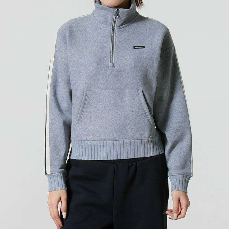 安德玛under armour女训练卫衣运动服休闲跑步立领套头衫6004850
