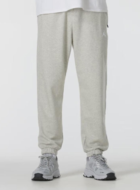 耐克男jordan舒适运动跑步aj健身篮球裤训练休闲灰色卫裤FV8609