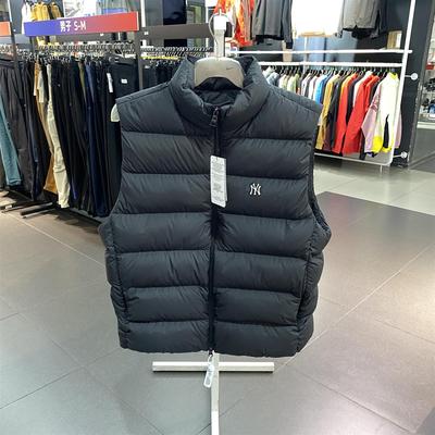 MLB男女款保暖舒适百搭时尚潮流运动休闲夹克羽绒马甲3ADVB0336