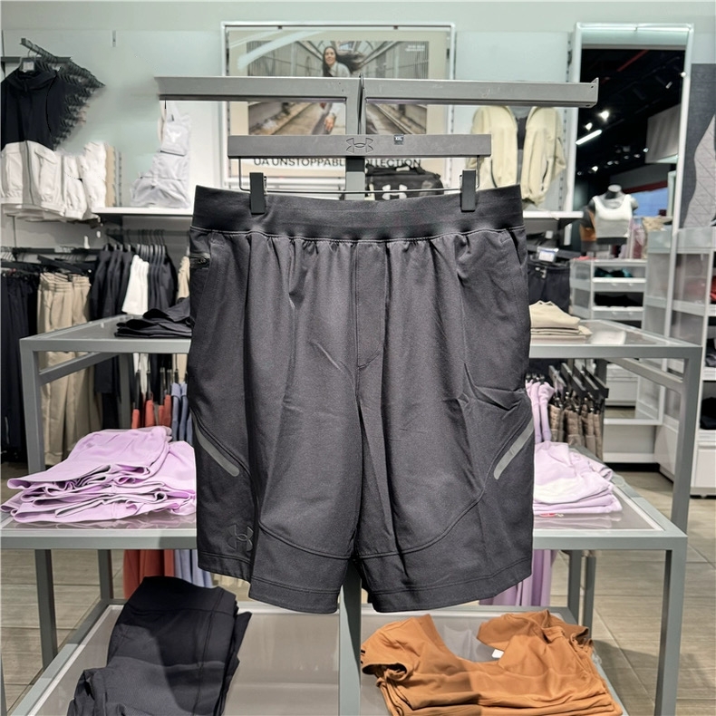 UA安德玛2025款Unstoppable男运动休闲梭织舒适跑步短裤1370378