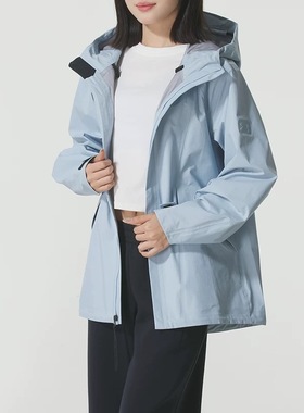 UA安德玛女25新款City Explorer秋冬冲锋衣防风连帽夹克6005891