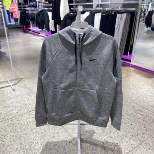 耐克新款男士速干加绒秋冬款连帽休闲运动外套男款夹克DQ4831