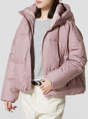 安德玛女子UA LIMITLESS热冬系列700蓬短款鸭绒羽绒服6001001