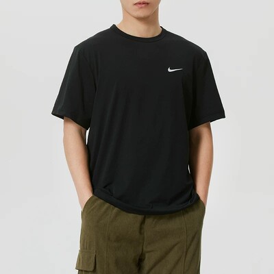 NIKE男新款舒适速干轻便透气防紫外百搭时尚运动t恤短袖 IF2198