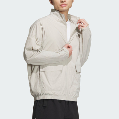 阿迪达斯男开襟配立领宽松梭织薄款夹克外套IT3955 IT3956 IT3954