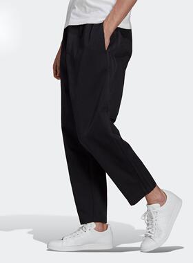 Adidas阿迪达斯三叶草新款时尚男裤宽松休闲裤直筒运动长裤H11371