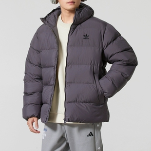 阿迪达斯2025新款男士百搭舒适运动休闲保暖防风棉服棉衣JX4122