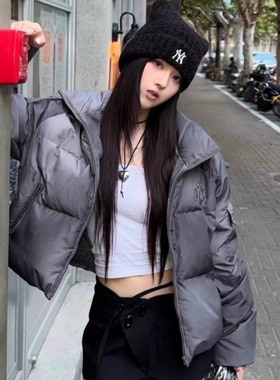 MLB女子立领舒适保暖舒适羽绒服3FDJB0356-3FDJB0456-3FDJB2346