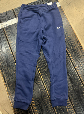 Nike耐克男加绒防风保暖舒适运动裤束脚卫裤休闲裤716831 CD3130