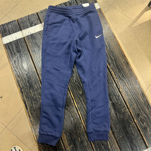 Nike耐克男加绒防风保暖舒适运动裤束脚卫裤休闲裤716831 CD3130