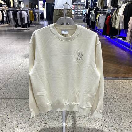 MLB男女款2025轻便舒适时尚潮流百搭运动时尚休闲套头衫3AMTM0854