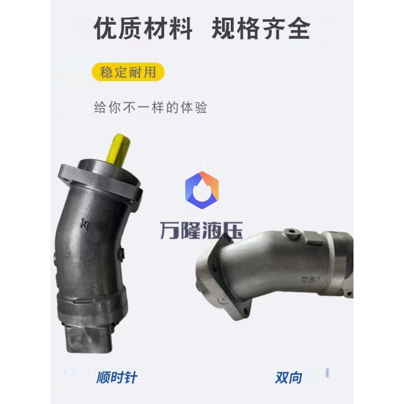 华德型A2F10斜轴柱塞液压马达高速柱塞泵5/10/23/45/55/63割草机