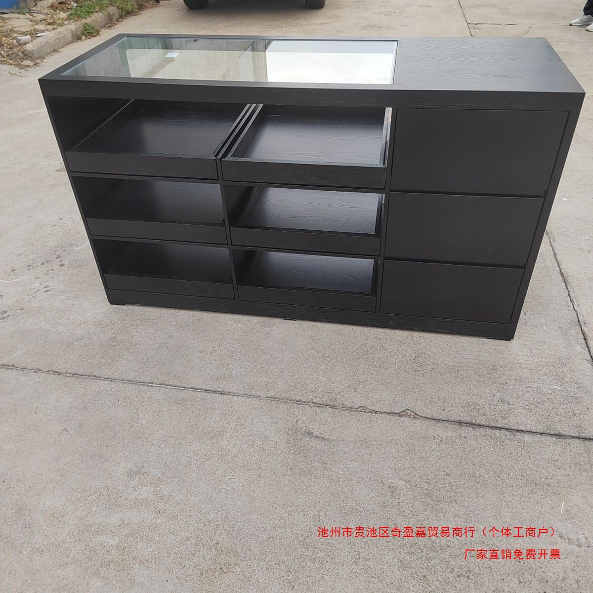服装店展示台收银台吧台储物柜中岛摆件女装陈列柜台流水玻璃其他
