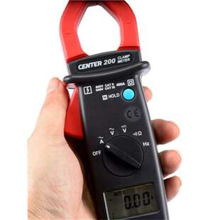 群特CENTER-200钳形表万用表高精度数字电流表交直流全自动多功能