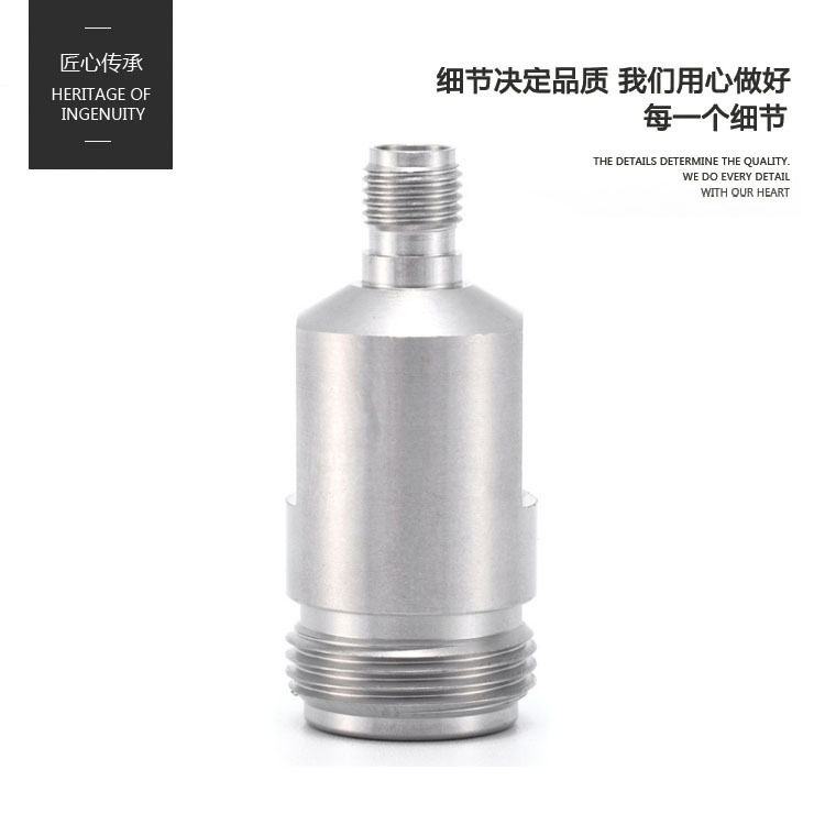 源头工厂射频连接器转接器不锈钢N/SMA-KKGDC~18GHz高频低损耗