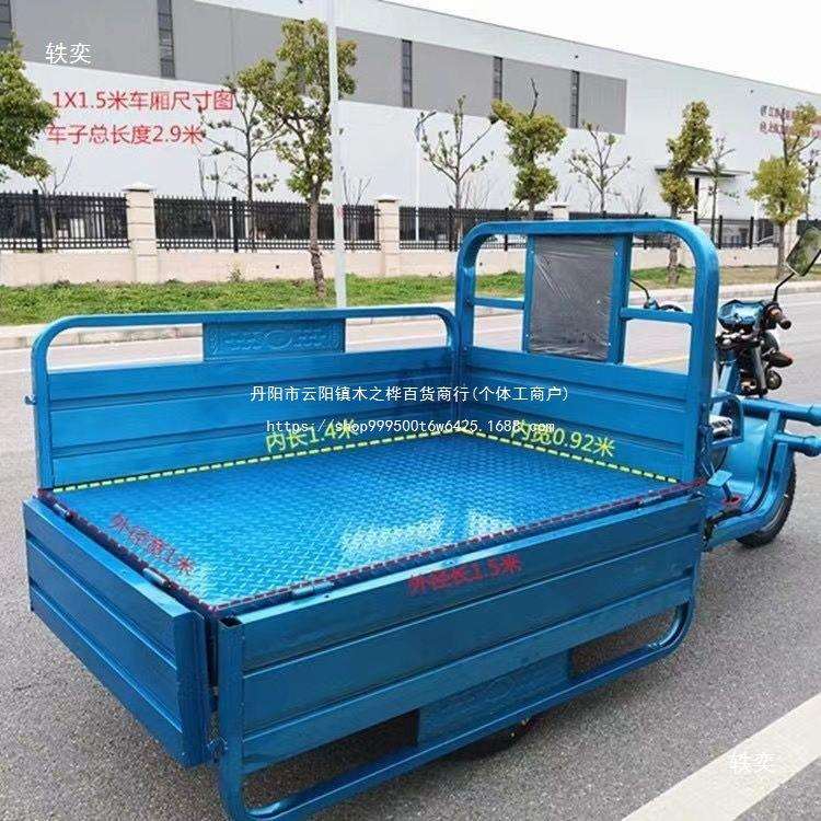 电动三轮车成人三轮车摆摊家用货车载货王电瓶加强山区版爬坡