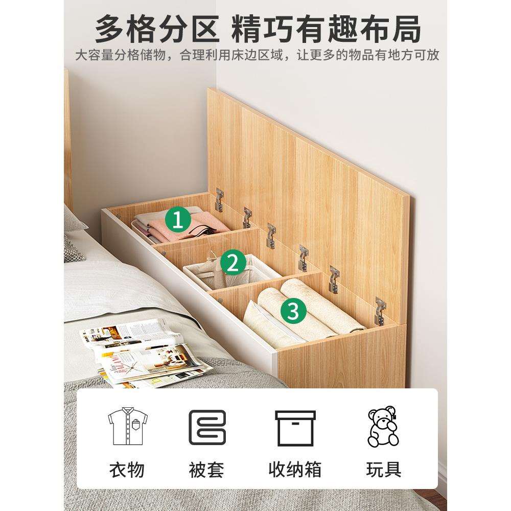 阳台飘窗柜卧室飘窗台储物柜白色翻盖矮柜可坐榻榻米上开门收新品