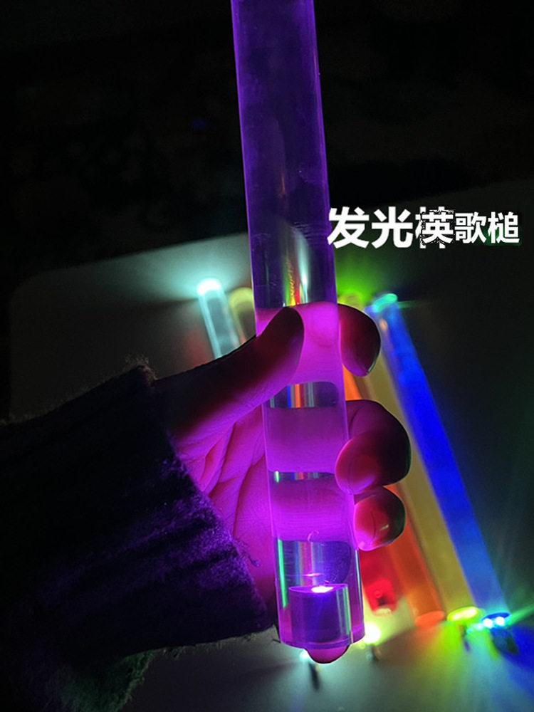 透明PC英歌槌鼓棒导光应援棒
