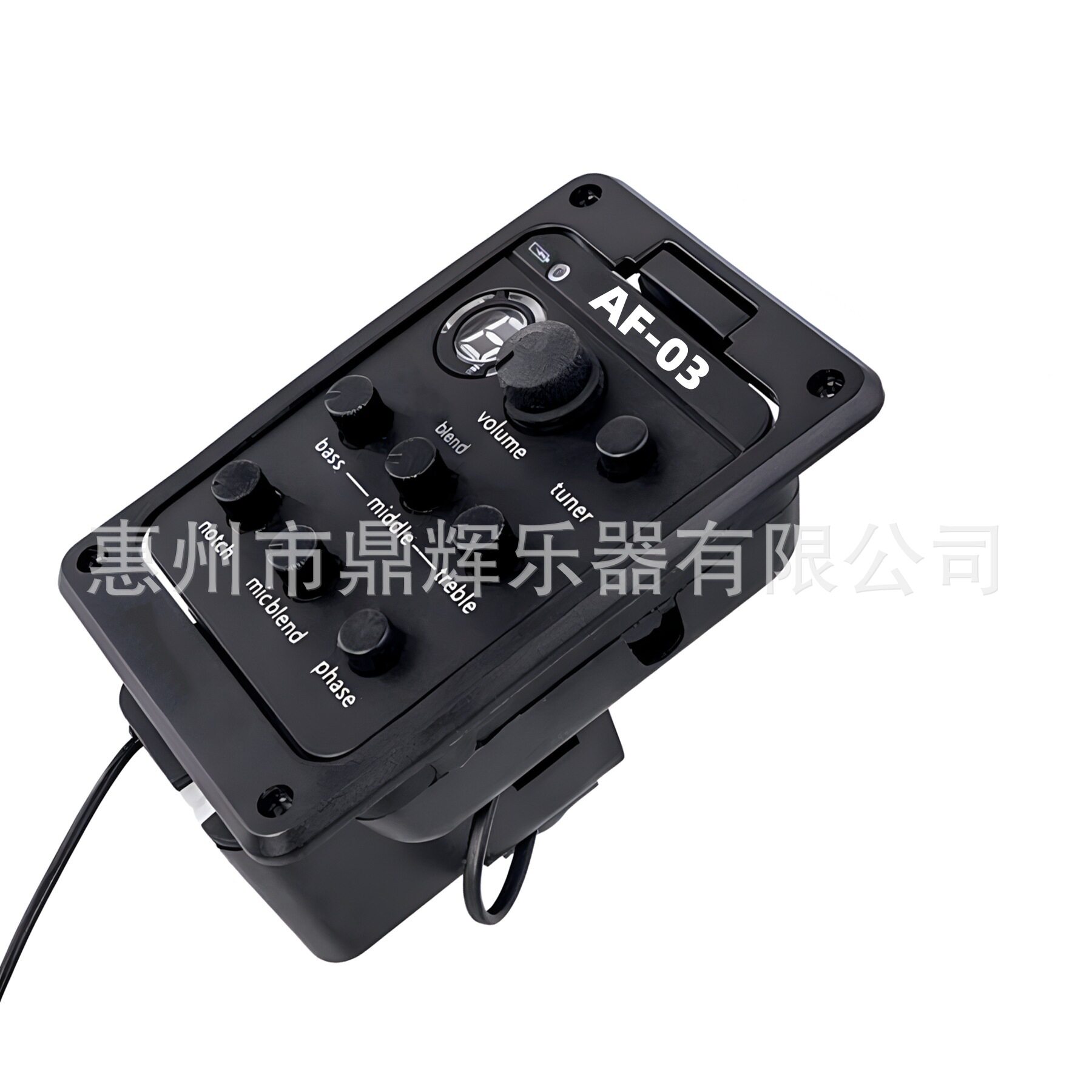 吉他拾音器EQ电箱吉他均衡器古典民谣拾音器液晶调音器乐器配件