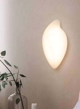 创意个性新款树叶壁灯 卧室走廊装饰叶子灯玄关过道酒店墙壁灯具