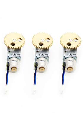 源头工厂供应10BY减速比GB42压金属齿轮微型步进电机小电机