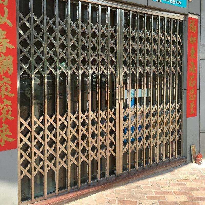 厂家制作304不锈钢拉闸门 仓库阳台通风拉闸门 防盗闸门