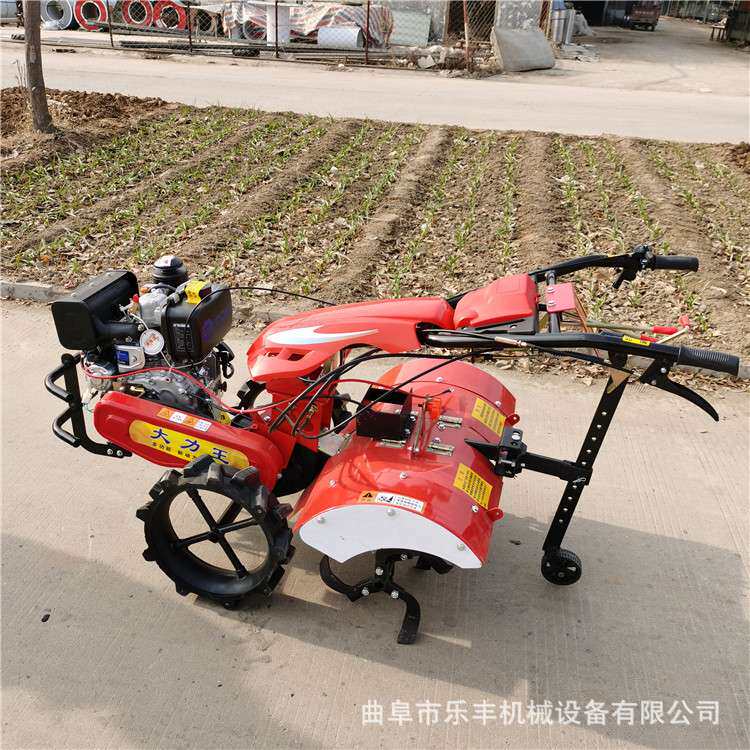 果园管理松土除草旋耕机 小型柴油微耕机 小地块除草旋耕机视频