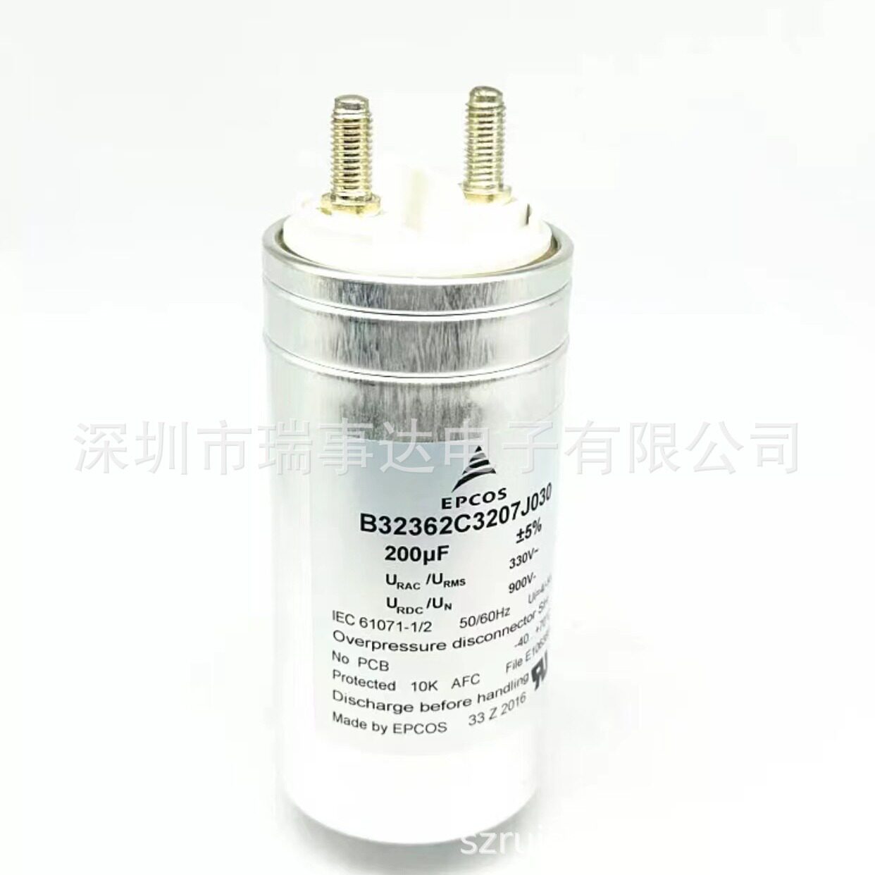 B32362A4157J080J081EPCOS150uF1200V/480VAC电力电容器
