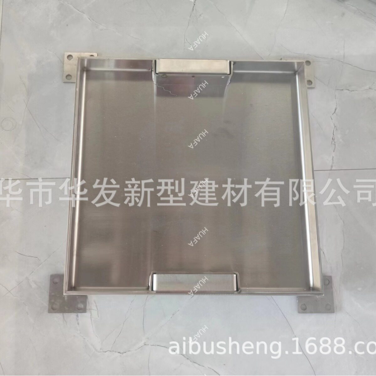 华发建材新款304/206不锈钢隐形井盖路上用