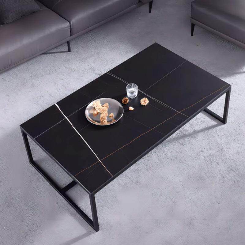 北欧岩板茶几简约现代客厅茶桌办公室长方形茶几桌家用小户型边几