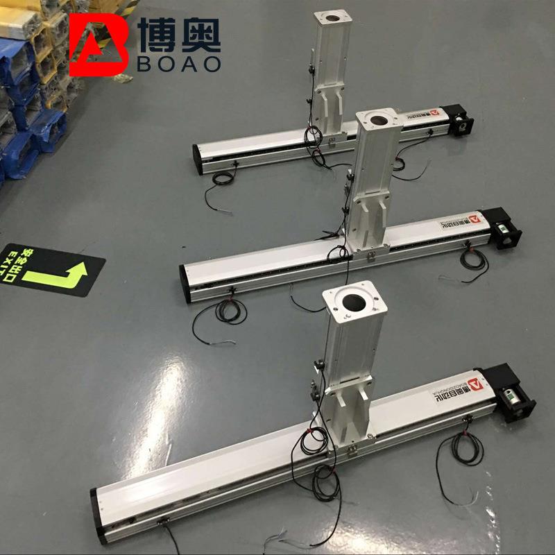 深圳博奥厂家直销100宽xy十字模组滑台铝型材二轴滑台行程可定 制