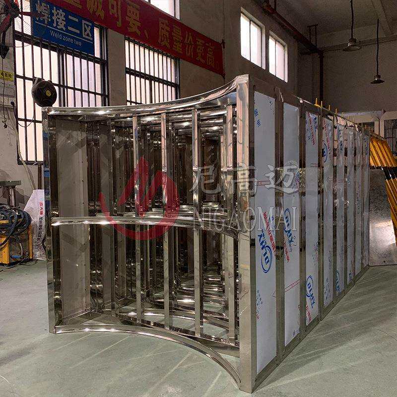 佛山厂家汽车站出口单向手动半高转闸不锈钢全高手动三辊闸门禁闸